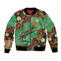Personalised Australia Goanna NAIDOC Week 2026 Bomber Jacket 50 Years of Deadly Aboriginal Art