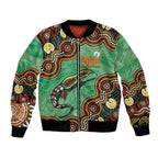 Personalised Australia Goanna NAIDOC Week 2026 Bomber Jacket 50 Years of Deadly Aboriginal Art