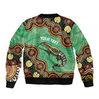 Personalised Australia Goanna NAIDOC Week 2026 Bomber Jacket 50 Years of Deadly Aboriginal Art