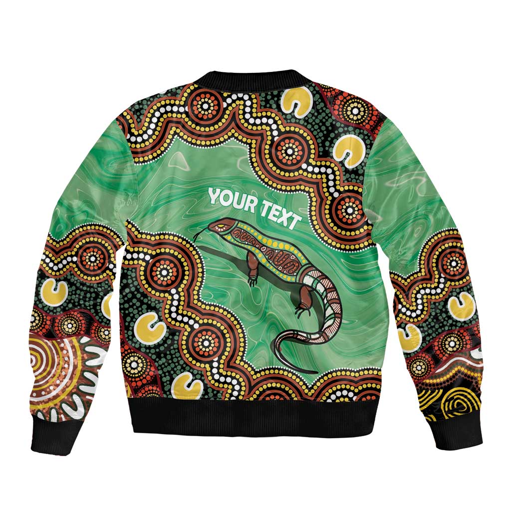 Personalised Australia Goanna NAIDOC Week 2026 Bomber Jacket 50 Years of Deadly Aboriginal Art