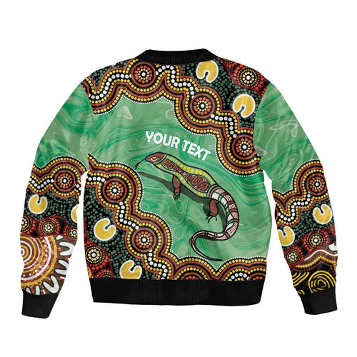 Personalised Australia Goanna NAIDOC Week 2026 Bomber Jacket 50 Years of Deadly Aboriginal Art