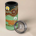 Personalised Australia Goanna NAIDOC Week 2026 4 in 1 Can Cooler Tumbler 50 Years of Deadly Aboriginal Art
