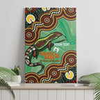 Personalised Australia Goanna NAIDOC Week 2026 Canvas Wall Art 50 Years of Deadly Aboriginal Art