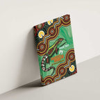 Personalised Australia Goanna NAIDOC Week 2026 Canvas Wall Art 50 Years of Deadly Aboriginal Art