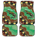 Personalised Australia Goanna NAIDOC Week 2026 Car Mats 50 Years of Deadly Aboriginal Art