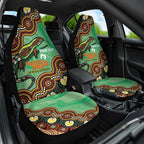 Personalised Australia Goanna NAIDOC Week 2026 Car Seat Cover 50 Years of Deadly Aboriginal Art
