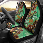 Personalised Australia Goanna NAIDOC Week 2026 Car Seat Cover 50 Years of Deadly Aboriginal Art