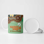 Personalised Australia Goanna NAIDOC Week 2026 Ceramic Mug 50 Years of Deadly Aboriginal Art