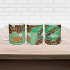 Personalised Australia Goanna NAIDOC Week 2026 Ceramic Mug 50 Years of Deadly Aboriginal Art