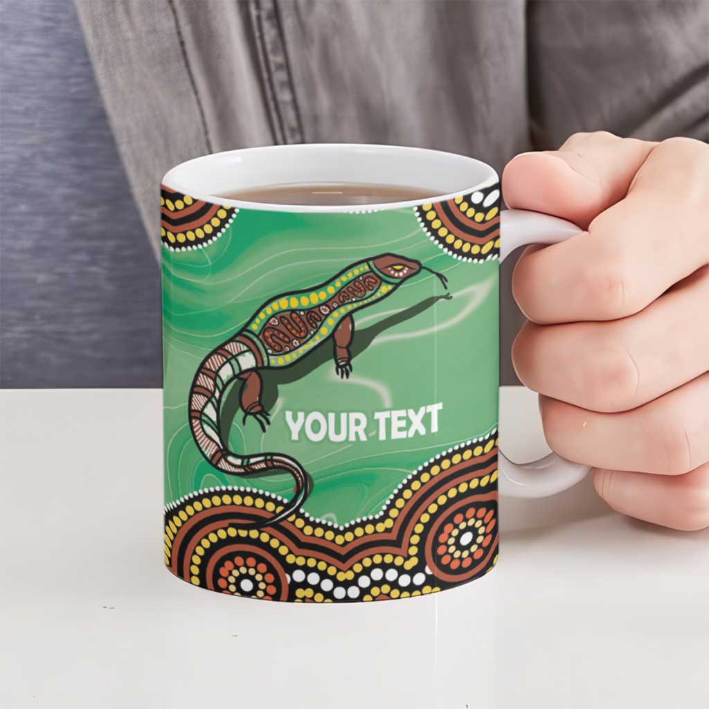 Personalised Australia Goanna NAIDOC Week 2026 Ceramic Mug 50 Years of Deadly Aboriginal Art