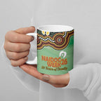 Personalised Australia Goanna NAIDOC Week 2026 Ceramic Mug 50 Years of Deadly Aboriginal Art