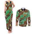 Personalised Australia Goanna NAIDOC Week 2026 Couples Matching Tank Maxi Dress and Long Sleeve Button Shirt 50 Years of Deadly Aboriginal Art