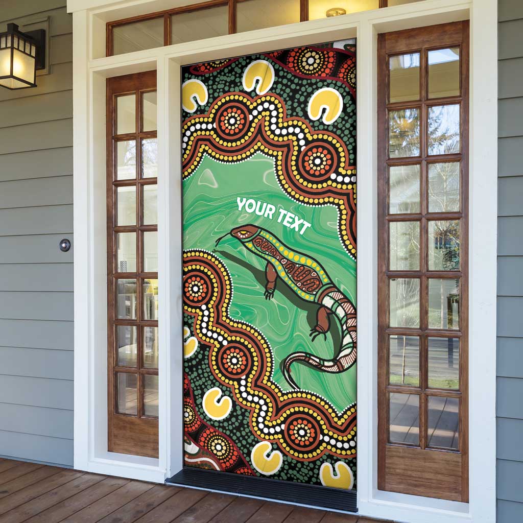 Personalised Australia Goanna NAIDOC Week 2026 Door Cover 50 Years of Deadly Aboriginal Art