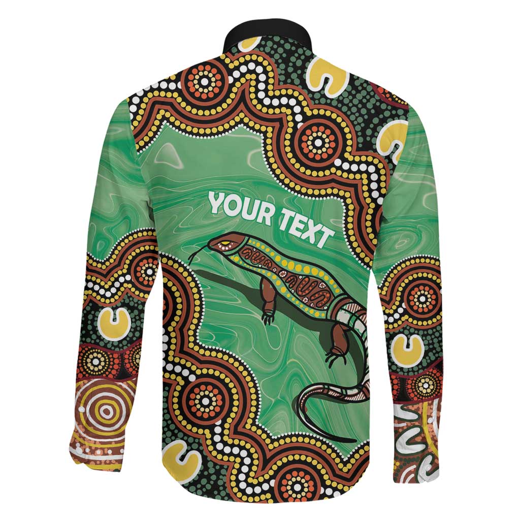 Personalised Australia Goanna NAIDOC Week 2026 Family Matching Mermaid Dress and Hawaiian Shirt 50 Years of Deadly Aboriginal Art