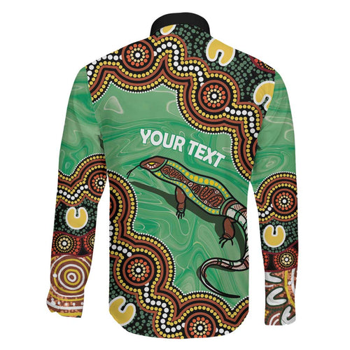 Personalised Australia Goanna NAIDOC Week 2026 Family Matching Summer Maxi Dress and Hawaiian Shirt 50 Years of Deadly Aboriginal Art