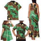 Personalised Australia Goanna NAIDOC Week 2026 Family Matching Tank Maxi Dress and Hawaiian Shirt 50 Years of Deadly Aboriginal Art
