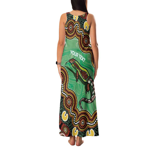Personalised Australia Goanna NAIDOC Week 2026 Family Matching Tank Maxi Dress and Hawaiian Shirt 50 Years of Deadly Aboriginal Art