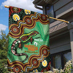 Personalised Australia Goanna NAIDOC Week 2026 Garden Flag 50 Years of Deadly Aboriginal Art