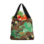 Personalised Australia Goanna NAIDOC Week 2026 Grocery Bag 50 Years of Deadly Aboriginal Art