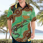 Personalised Australia Goanna NAIDOC Week 2026 Hawaiian Shirt 50 Years of Deadly Aboriginal Art