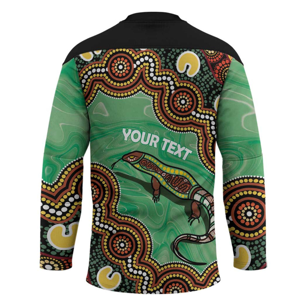 Personalised Australia Goanna NAIDOC Week 2026 Hockey Jersey 50 Years of Deadly Aboriginal Art