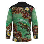 Personalised Australia Goanna NAIDOC Week 2026 Hockey Jersey 50 Years of Deadly Aboriginal Art