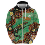 Personalised Australia Goanna NAIDOC Week 2026 Hoodie 50 Years of Deadly Aboriginal Art
