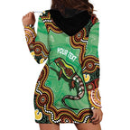 Personalised Australia Goanna NAIDOC Week 2026 Hoodie Dress 50 Years of Deadly Aboriginal Art