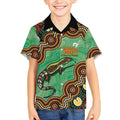 Personalised Australia Goanna NAIDOC Week 2026 Kid Hawaiian Shirt 50 Years of Deadly Aboriginal Art