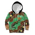 Personalised Australia Goanna NAIDOC Week 2026 Kid Hoodie 50 Years of Deadly Aboriginal Art