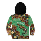Personalised Australia Goanna NAIDOC Week 2026 Kid Hoodie 50 Years of Deadly Aboriginal Art