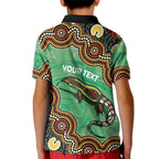 Personalised Australia Goanna NAIDOC Week 2026 Kid Polo Shirt 50 Years of Deadly Aboriginal Art