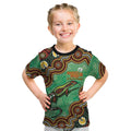 Personalised Australia Goanna NAIDOC Week 2026 Kid T Shirt 50 Years of Deadly Aboriginal Art