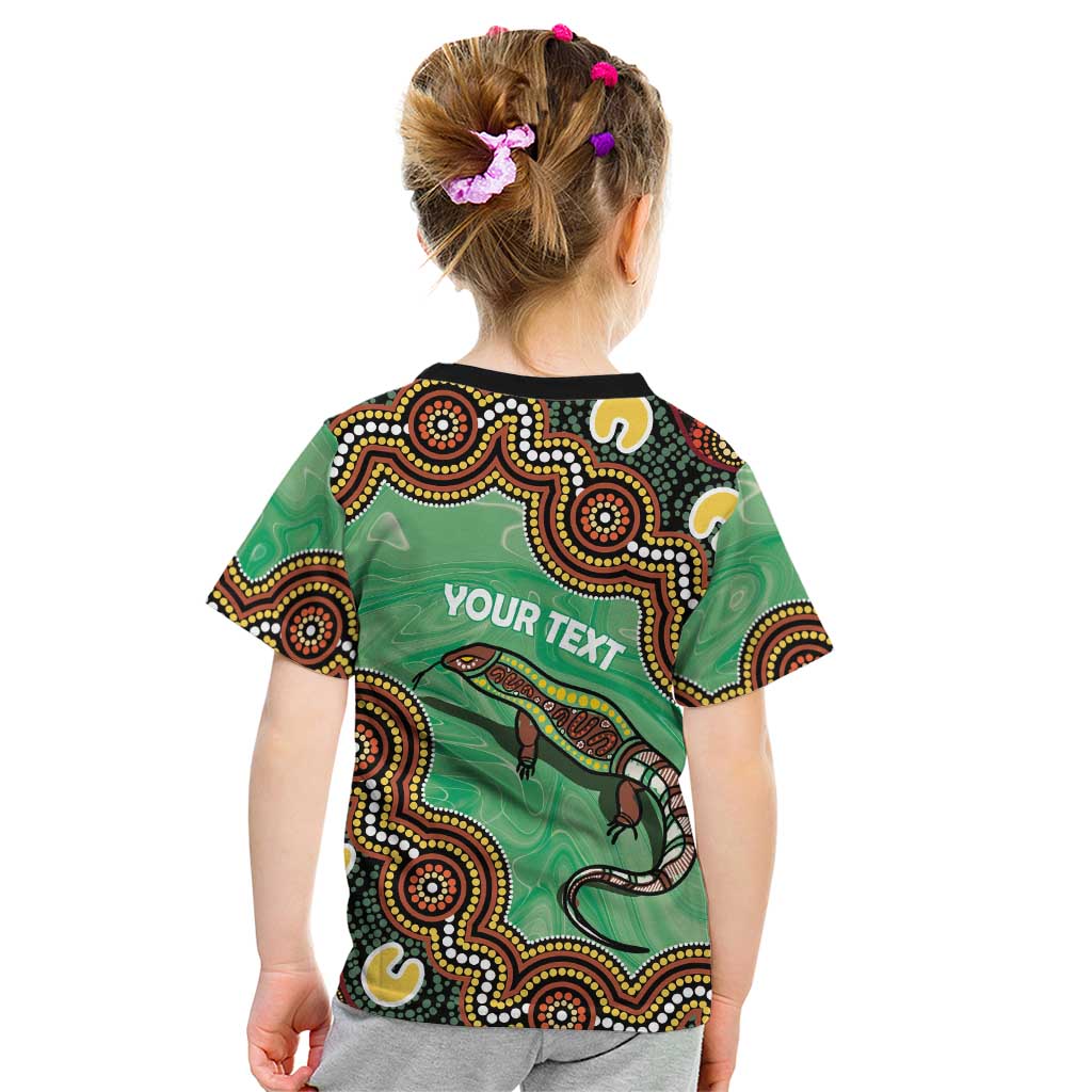 Personalised Australia Goanna NAIDOC Week 2026 Kid T Shirt 50 Years of Deadly Aboriginal Art