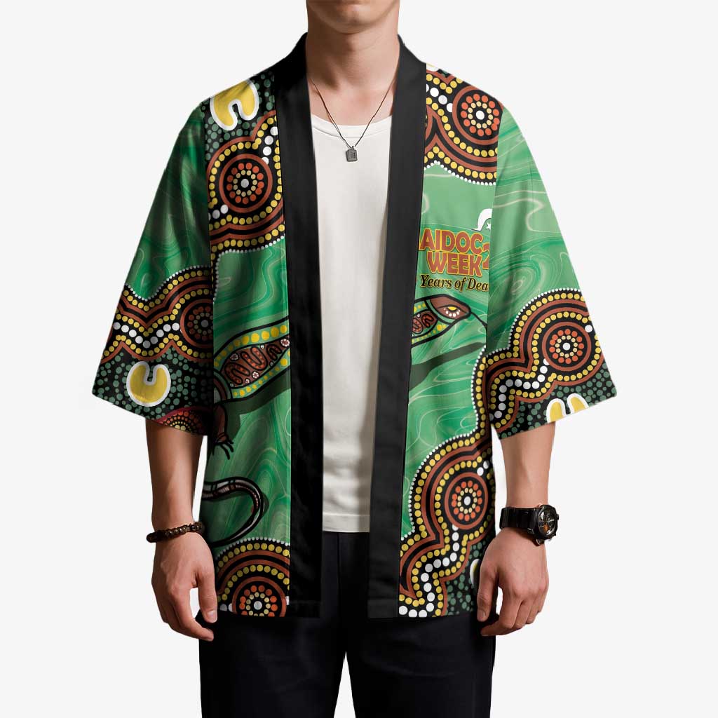 Personalised Australia Goanna NAIDOC Week 2026 Kimono 50 Years of Deadly Aboriginal Art