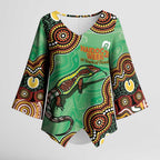 Personalised Australia Goanna NAIDOC Week 2026 Kimono Sleeve Blouse 50 Years of Deadly Aboriginal Art