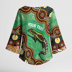 Personalised Australia Goanna NAIDOC Week 2026 Kimono Sleeve Blouse 50 Years of Deadly Aboriginal Art