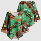 Personalised Australia Goanna NAIDOC Week 2026 Kimono Sleeve Blouse 50 Years of Deadly Aboriginal Art
