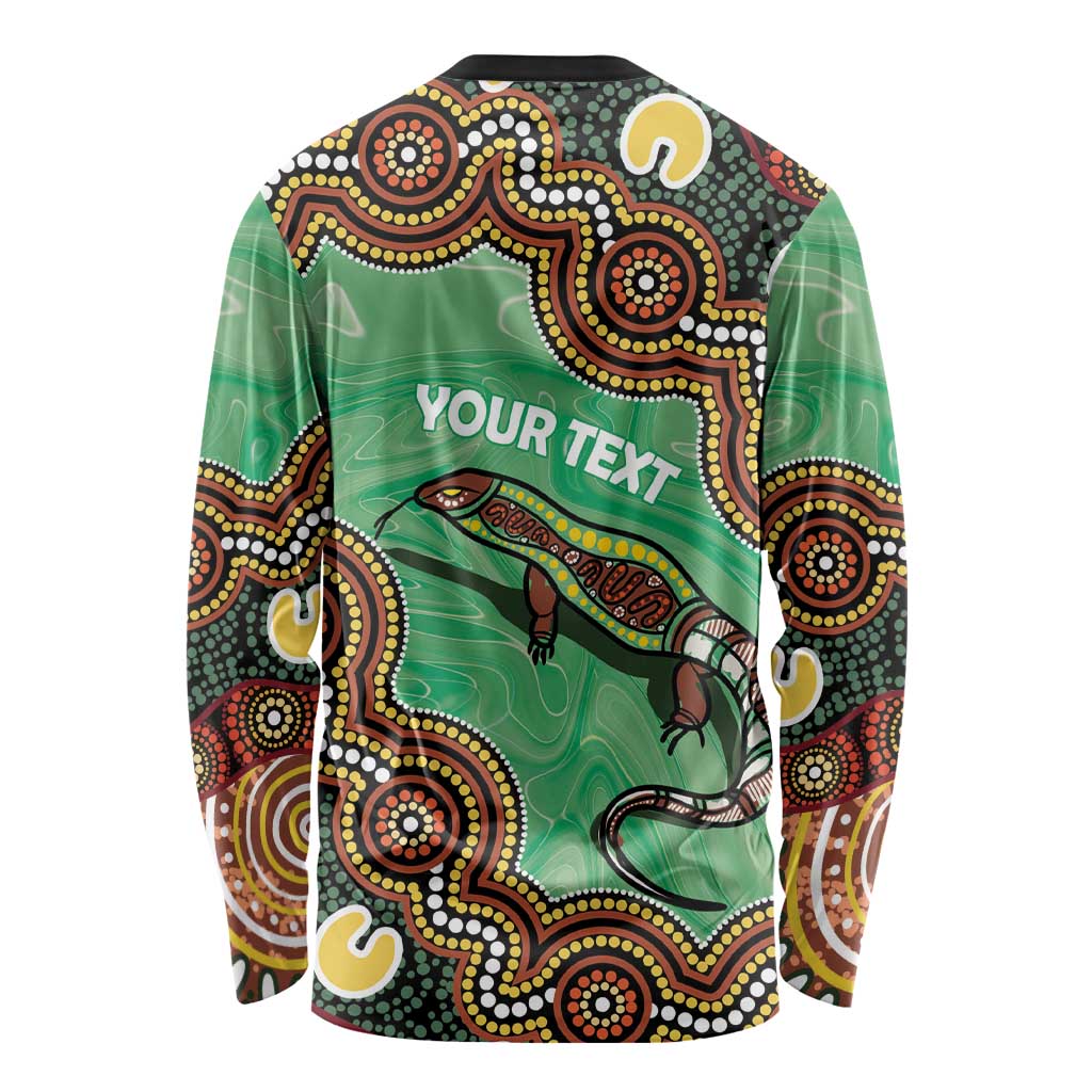 Personalised Australia Goanna NAIDOC Week 2026 Long Sleeve Shirt 50 Years of Deadly Aboriginal Art