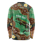 Personalised Australia Goanna NAIDOC Week 2026 Long Sleeve Shirt 50 Years of Deadly Aboriginal Art