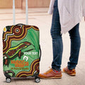 Personalised Australia Goanna NAIDOC Week 2026 Luggage Cover 50 Years of Deadly Aboriginal Art