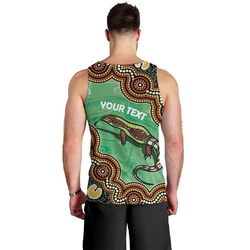 Personalised Australia Goanna NAIDOC Week 2026 Men Tank Top 50 Years of Deadly Aboriginal Art