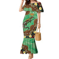 Personalised Australia Goanna NAIDOC Week 2026 Mermaid Dress 50 Years of Deadly Aboriginal Art