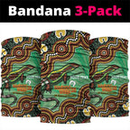 Personalised Australia Goanna NAIDOC Week 2026 Neck Gaiter 50 Years of Deadly Aboriginal Art