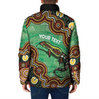 Personalised Australia Goanna NAIDOC Week 2026 Padded Jacket 50 Years of Deadly Aboriginal Art