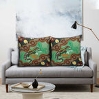 Personalised Australia Goanna NAIDOC Week 2026 Pillow Cover 50 Years of Deadly Aboriginal Art