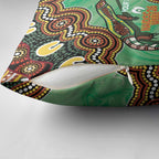 Personalised Australia Goanna NAIDOC Week 2026 Pillow Cover 50 Years of Deadly Aboriginal Art