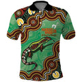 Personalised Australia Goanna NAIDOC Week 2026 Polo Shirt 50 Years of Deadly Aboriginal Art