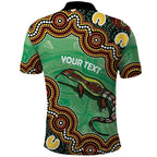 Personalised Australia Goanna NAIDOC Week 2026 Polo Shirt 50 Years of Deadly Aboriginal Art