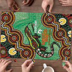 Personalised Australia Goanna NAIDOC Week 2026 Puzzle 50 Years of Deadly Aboriginal Art